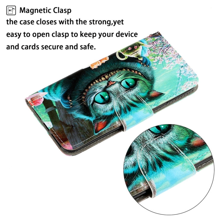 For Xiaomi Redmi 9A 3D Colored Drawing Horizontal Flip PU Leather Case with Holder & Card Slots & Wallet(Green Eyes) - Xiaomi Cases by buy2fix | Online Shopping UK | buy2fix