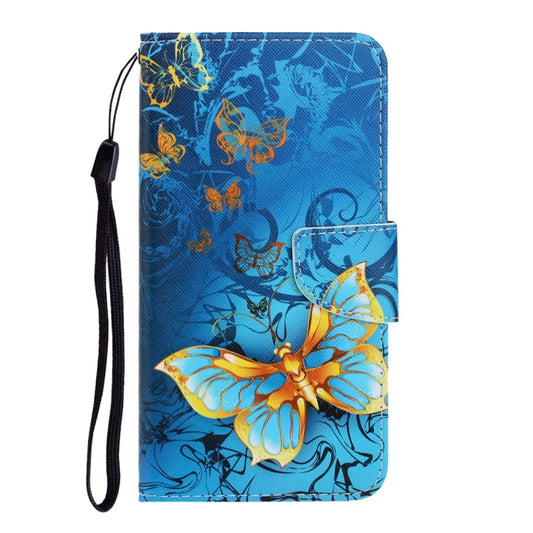For Xiaomi Redmi 9A 3D Colored Drawing Horizontal Flip PU Leather Case with Holder & Card Slots & Wallet(Jade Butterfly) by buy2fix