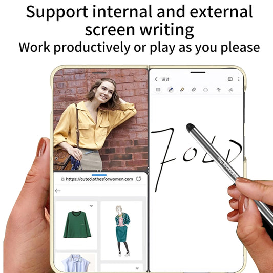 For OPPO Find N3 / OnePlus Open GKK Ultra-thin Full Coverage Phone Flip Case with Pen(Black) by GKK