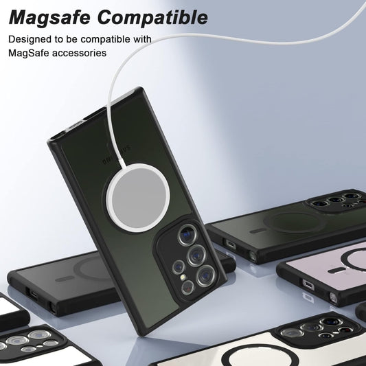 For Samsung Galaxy S22 Ultra 5G Fine Hole Skin Feel MagSafe Magnetic Phone Case - Galaxy S22 Ultra 5G Cases by buy2fix | Online Shopping UK | buy2fix
