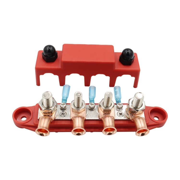 CP-4016 M10+M8 Power Distribution Block Terminal Studs with Terminals(Red) by buy2fix