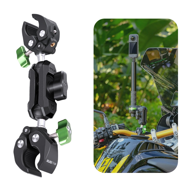 RUIGPRO Crab Clamp Action Camera Bracket Dual-Head Crab - Holder by RUIGPRO | Online Shopping UK | buy2fix