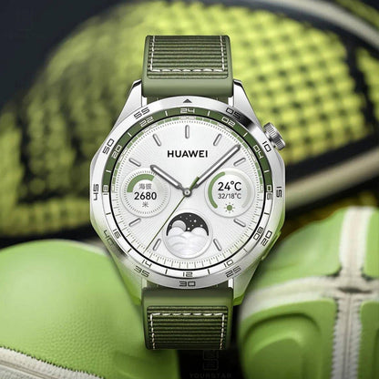 For Huawei Watch GT4 46mm Nylon Hybrid Braid Silicone Watch Band, Size: 22mm(Grey) by buy2fix