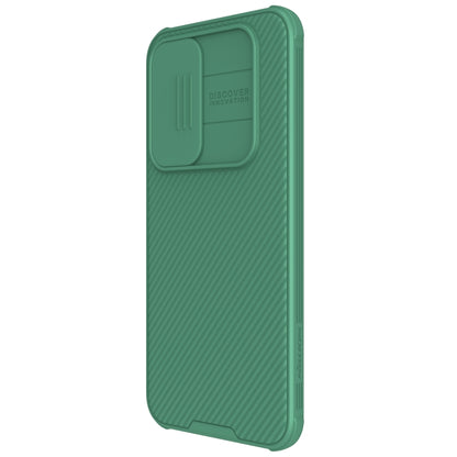 For Samsung Galaxy A35 NILLKIN Black Mirror Pro Series Camshield PC Phone Case(Green) - Galaxy Phone Cases by NILLKIN | Online Shopping UK | buy2fix