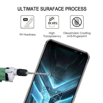 For Asus Rog Phone 3 Full Glue Full Screen Tempered Glass Film by buy2fix
