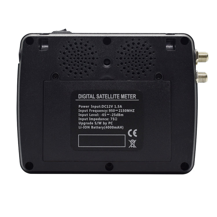 iBRAVEBOX V10 Finder Pro 4.3 inch Display Digital Satellite Meter Signal Finder, Support DVB-S/S2/S2X/T/T2/C, Plug Type:EU Plug(Black) by buy2fix