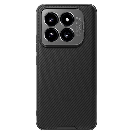 For Xiaomi 14 Pro NILLKIN Black Mirror Prop CD Texture Mirror Precise Hole MagSafe Magnetic Phone Case(Black)