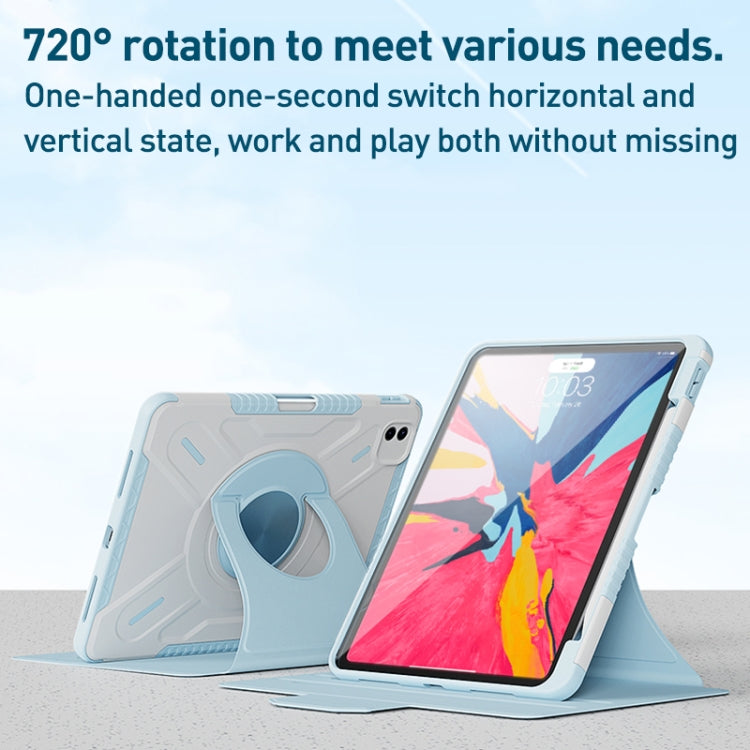 For iPad 10.2 2021 / 2020 X-Shaped Rotation Smart Leather Tablet Case(Grey) - iPad 10.2 Cases by buy2fix | Online Shopping UK | buy2fix