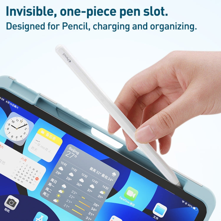 For iPad 10.2 2021 / 2020 X-Shaped Rotation Smart Leather Tablet Case(Grey) - iPad 10.2 Cases by buy2fix | Online Shopping UK | buy2fix