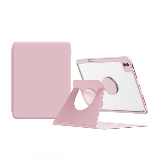 For iPad Air 10.9 2022 / 2020 Detachable Magnetic Rotation Smart Leather Tablet Case(Pink) by buy2fix