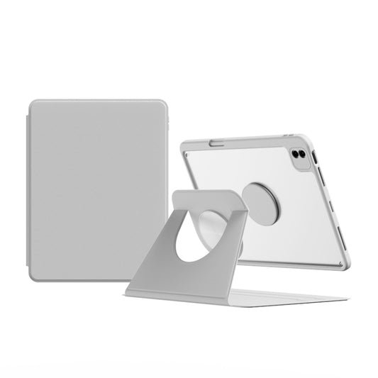 For iPad Air 10.9 2022 / 2020 Detachable Magnetic Rotation Smart Leather Tablet Case(Light Grey) by buy2fix