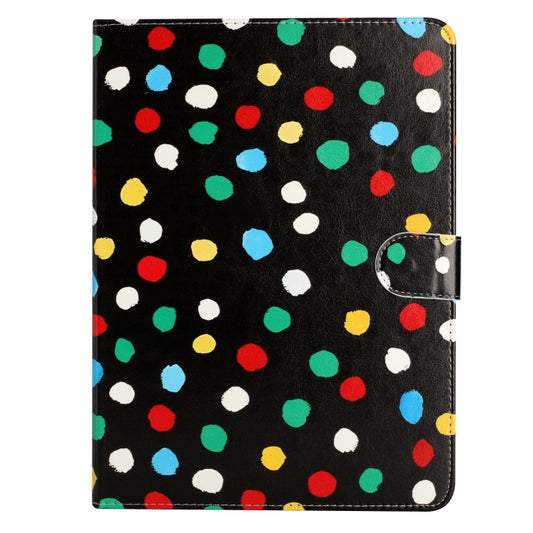 For iPad Pro 11.0 2022 / Air 10.9 2022 Dot Pattern Leather Smart Tablet Case(Black Colorful) by buy2fix