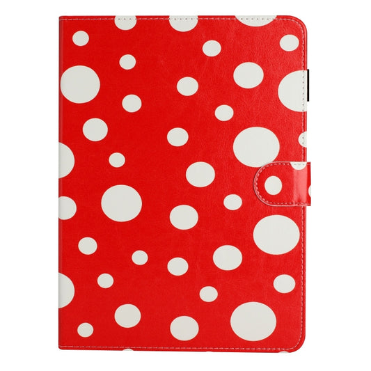 For iPad mini 6 / mini 2024 Dot Pattern Leather Smart Tablet Case(Red White) by buy2fix