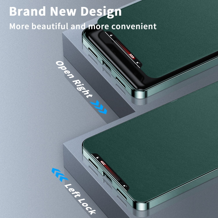 For Samsung Galaxy S23 Ultra 5G MagSafe Magnetic Plain Metal Phone Case(Green) - Galaxy S23 Ultra 5G Cases by buy2fix | Online Shopping UK | buy2fix