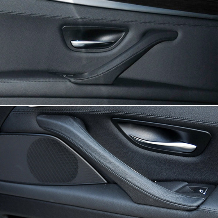 For BMW F10 / F18 5 Series 7pcs Car Inside Doors Handle Pull Trim Cover, Right Driving, 51417225874(Wine Red) by buy2fix