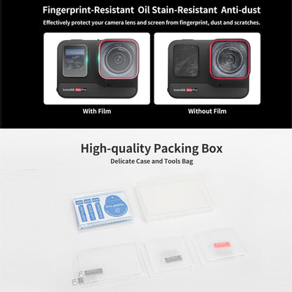 For Insta360 Ace Sunnylife 3 in 1 Rear & Front Screen Lens Explosion proof Film(1 Set) - Protective Film & Stickers by Sunnylife | Online Shopping UK | buy2fix