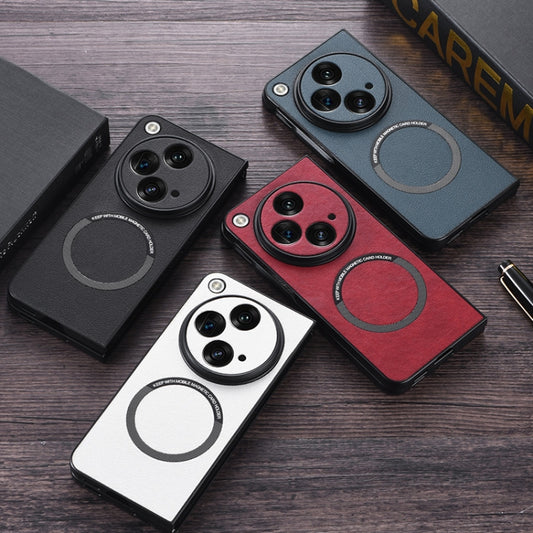 For OnePlus Open PU MagSafe Magnetic Phone Case(Black) by buy2fix