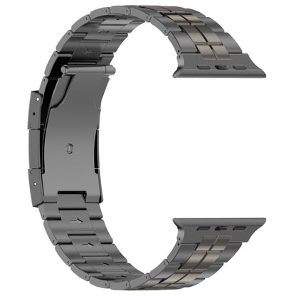 For Apple Watch Ultra 2 49mm Tortoise Buckle Titanium Steel Watch Band(Grey) by buy2fix
