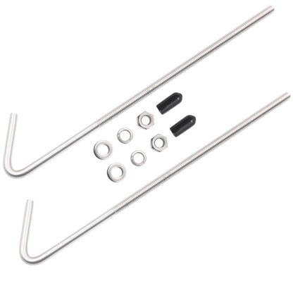 LS04 8 inch Car Battery Fixing Stainless Steel Bracket Bolt Kit by buy2fix