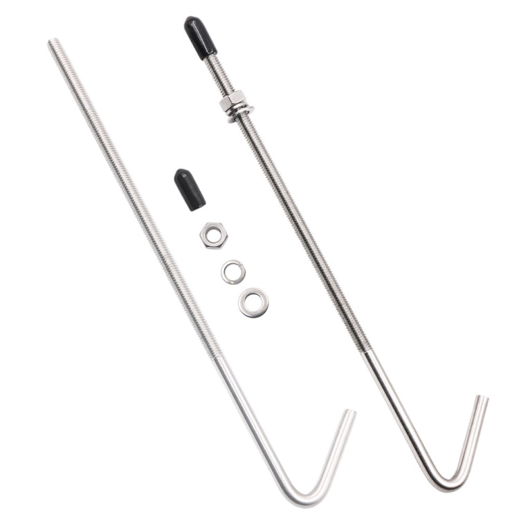 LS04 8 inch Car Battery Fixing Stainless Steel Bracket Bolt Kit by buy2fix