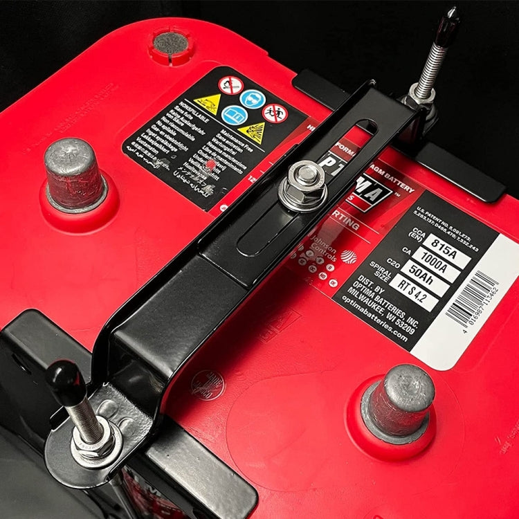 LS04 8 inch Car Battery Fixing Stainless Steel Bracket Bolt Kit by buy2fix