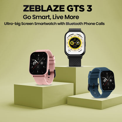 Zeblaze GTS 3 2.03 inch IP68 Waterproof Smart Bluetooth Call Watch(Pink) - Smart Watches by Zeblaze | Online Shopping UK | buy2fix