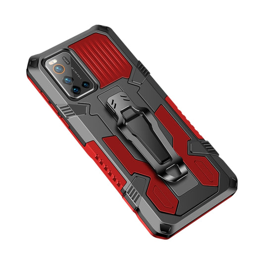 For Vivo V17 Pro Machine Armor Warrior Shockproof PC + TPU Protective Case(Red) by buy2fix
