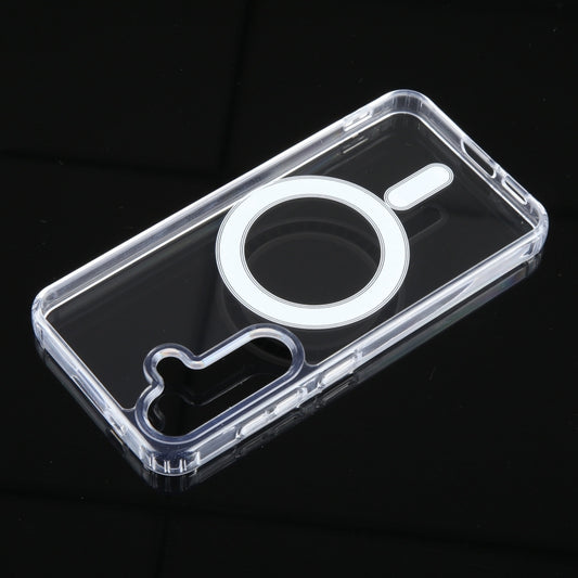 For Samsung Galaxy S24 5G MagSafe Clear Acrylic PC +TPU Phone Case(Transparent) by buy2fix