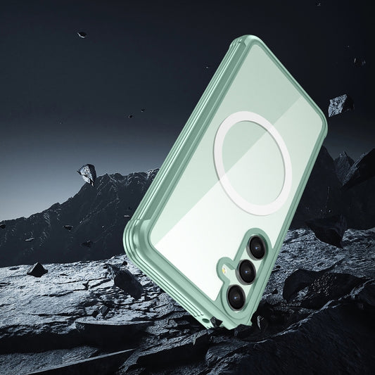 For Samsung Galaxy S23 FE 5G RedPepper Life Waterproof MagSafe Phone Case(Green) by RedPepper