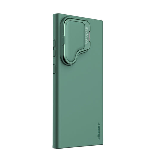 For Samsung Galaxy S24 Ultra 5G NILLKIN CamShield Prop Liquid Silicone Phone Case(Green) by NILLKIN