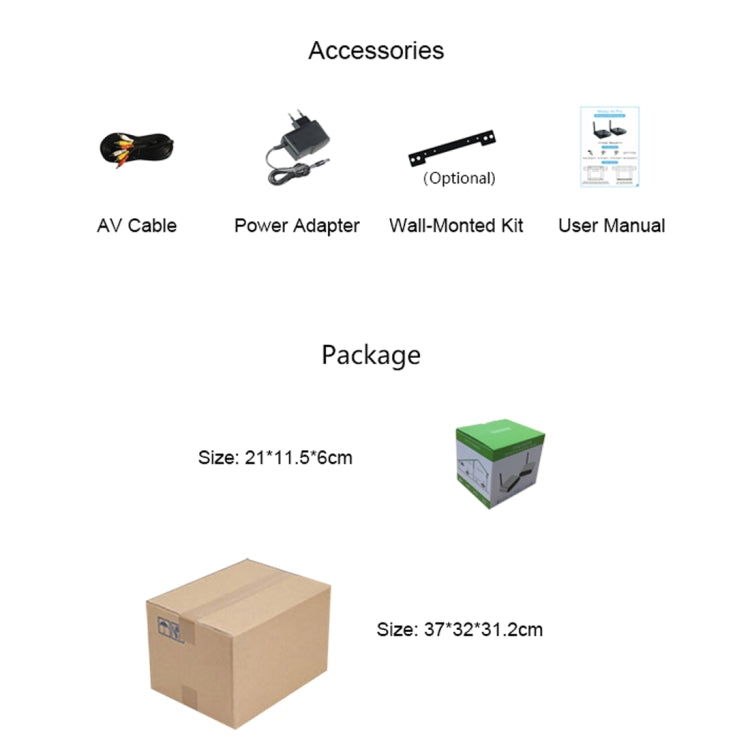 Measy AV230-2 2.4GHz Set-top Box Wireless Audio / Video Transmitter + 2 Receiver, Transmission Distance: 300m, UK Plug - Consumer Electronics by Measy | Online Shopping UK | buy2fix