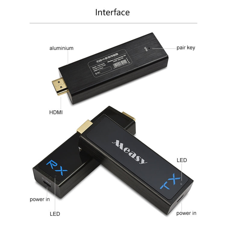 Measy W2H Nano 1080P HDMI 1.4 3D Wireless HDMI Audio Video Transmitter Receiver Extender, Transmission Distance: 30m, AU Plug - Computer & Networking by Measy | Online Shopping UK | buy2fix