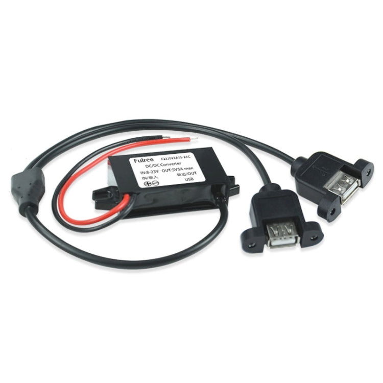 Car Power Converter DC Module Voltage Regulator Dual USB with Ears ...