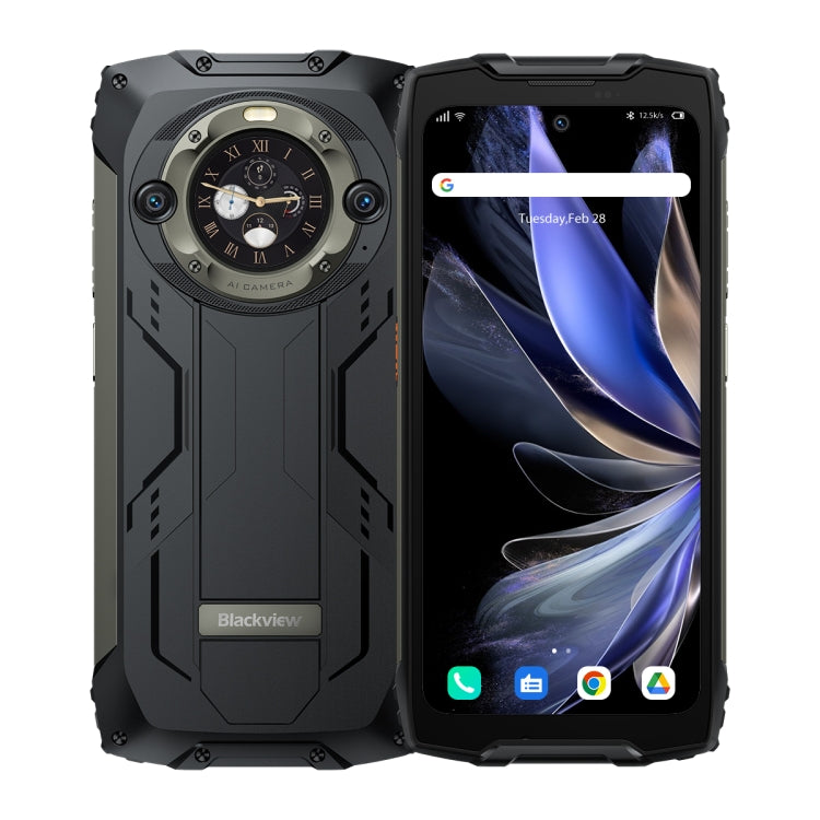 Blackview BV9300 Pro, 12GB+256GB, IP68/IP69K/MIL-STD-810H, 6.7 inch + 1.32 inch Android 13 MediaTek Helio G99 Octa Core, Network: 4G, NFC, OTG(Black) - Blackview by Blackview | Online Shopping UK | buy2fix