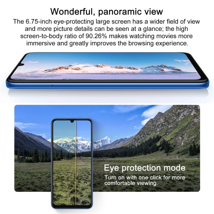 HUAWEI Enjoy 70z, 8GB+256GB, Side Fingerprint Identification, 6.75 inch HarmonyOS 4.0 Octa Core 2.4GHz, Network: 4G, Not Support Google Play(Black) - Huawei Mate & P by Huawei | Online Shopping UK | buy2fix