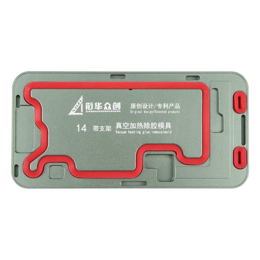 For iPhone 14 LCD Screen Frame Vacuum Heating Glue Removal Mold with Holder by buy2fix