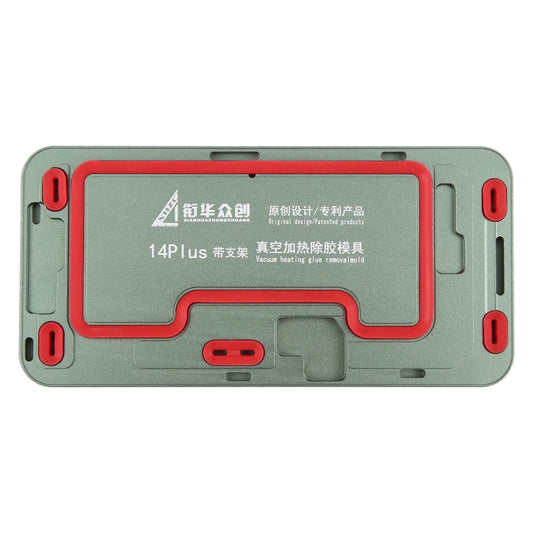 For iPhone 14 Plus LCD Screen Frame Vacuum Heating Glue Removal Mold with Holder by buy2fix