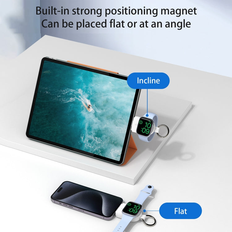 For Apple Watch / AirPods Series U20A Portable Magnetic Wireless Charger(Black) by buy2fix