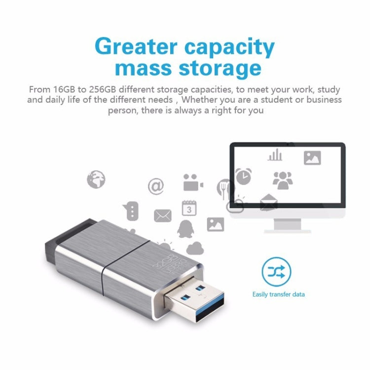 EAGET F90 256G USB 3.0 Interface Metal Flash U Disk - Computer & Networking by EAGET | Online Shopping UK | buy2fix