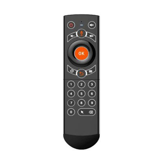 G21 2.4GHz Fly Air Mouse LED Backlight Wireless Keyboard Remote Control with Gyroscope for Android TV Box / PC, Support Intelligent Voice (Orange) by buy2fix
