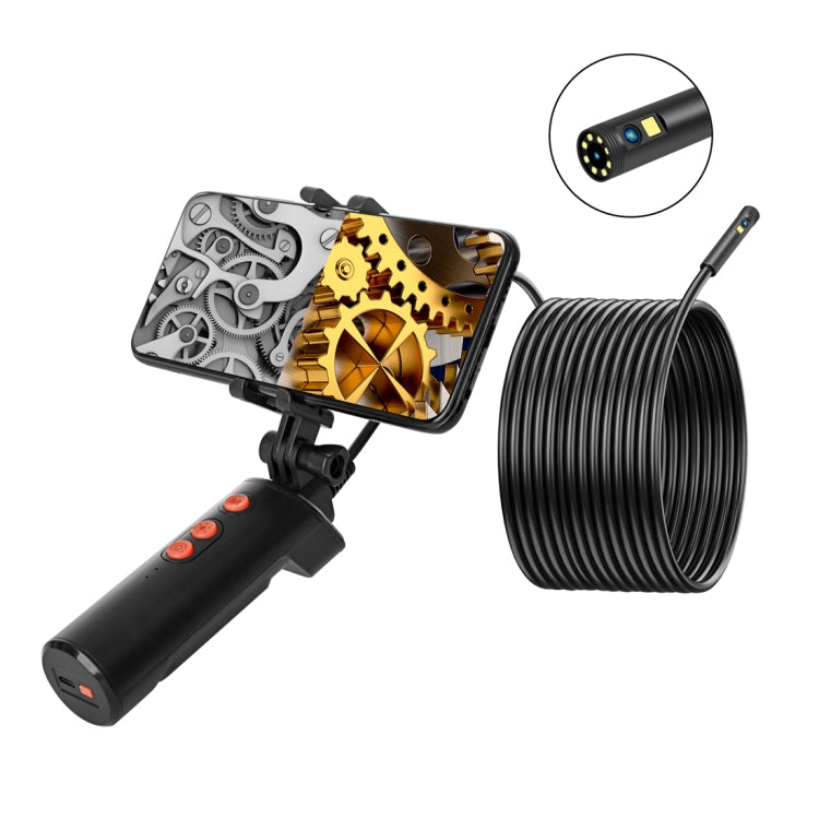 F280 1080P IP68 Waterproof Dual Camera WiFi Digital Endoscope, Length:2m Hard Cable(Black) - Consumer Electronics by buy2fix | Online Shopping UK | buy2fix