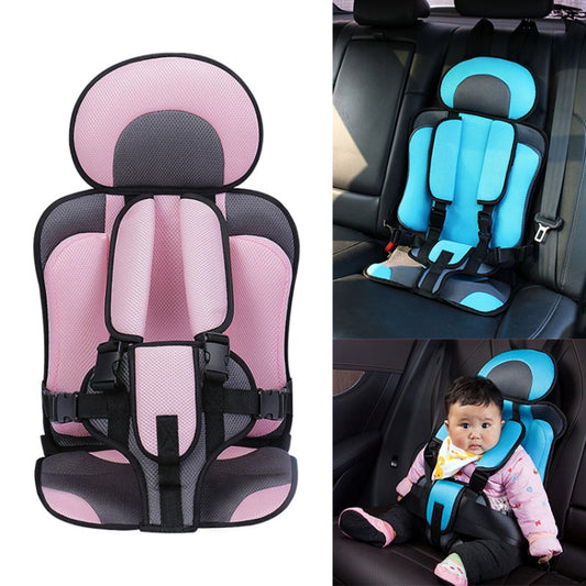 Car Portable Children Safety Seat, Size:50 x 33 x 21cm (For 0-5 Years Old)(Pink + Grey) by buy2fix