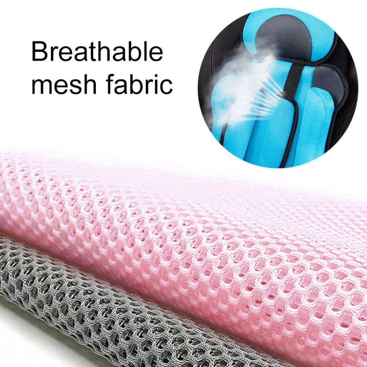 Car Portable Children Safety Seat, Size:50 x 33 x 21cm (For 0-5 Years Old)(Pink + Grey) by buy2fix