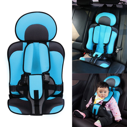 Car Portable Children Safety Seat, Size:50 x 33 x 21cm (For 0-5 Years Old)(Light Blue + Grey) by buy2fix