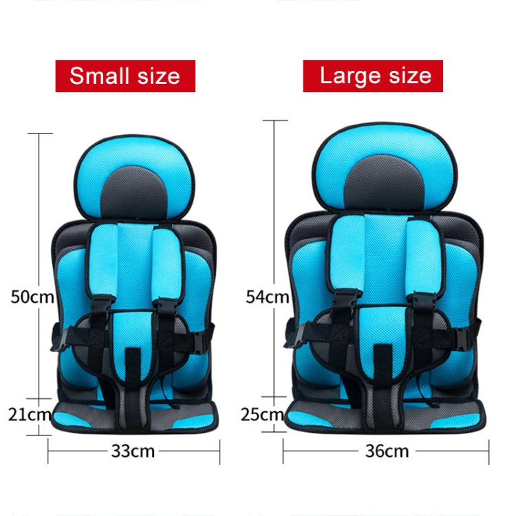 Car Portable Children Safety Seat, Size:54 x 36 x 25cm (For 3-12 Years Old)(Orange + Black) by buy2fix
