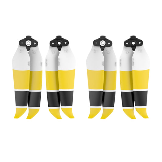 2 Pairs Sunnylife 7238F-3C For DJI Mavic Air 2 Double-sided Three-color Low Noise Quick-release Propellers(Black Yellow White) by buy2fix