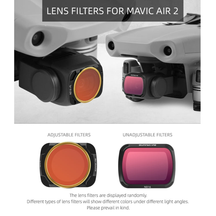 Sunnylife AIR2-FI9282 For DJI Mavic Air 2 ND16-PL Coating Film Lens Filter - DJI & GoPro Accessories by Sunnylife | Online Shopping UK | buy2fix