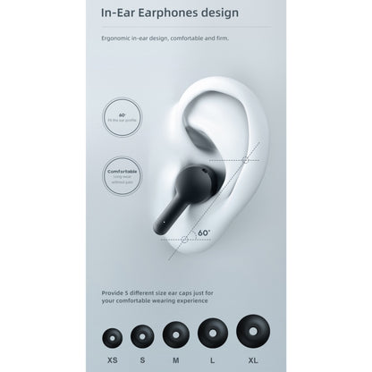 JOYROOM JR-TA1 Bluetooth 5.0 ANC TWS Active Noise Cancelling Wireless Bluetooth Earphone with Charging Box(Black) - TWS Earphone by JOYROOM | Online Shopping UK | buy2fix