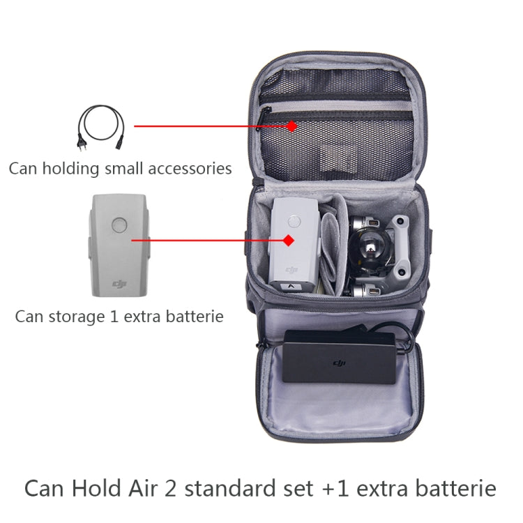 For DJI Mavic Air 2 Waterproof Portable Storage Bag Protective Box(Grey) - DJI & GoPro Accessories by buy2fix | Online Shopping UK | buy2fix