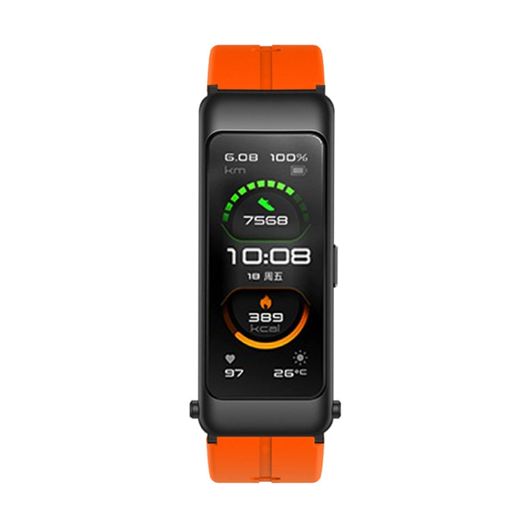 For Huawei TalkBand B6 Silicone Watch Band(Orange) by buy2fix